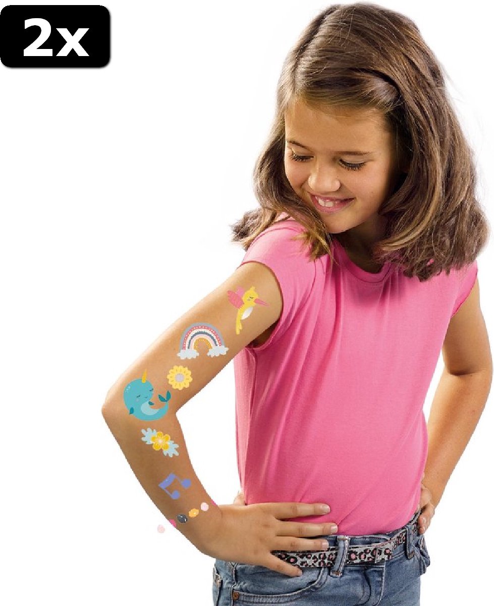 2x SES - Tattoos voor kinderen - Sprookjes | 40 stuks